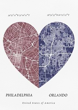 Philadelphia and Orlando