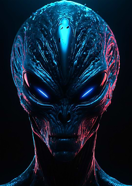 portrait of alien shapeshi