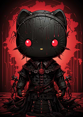 Evil Kitty Voodoo Doll