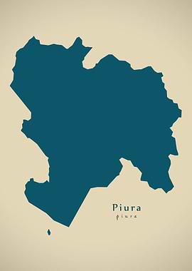 Piura Peru region map