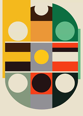 Abstract Shapes Bauhaus