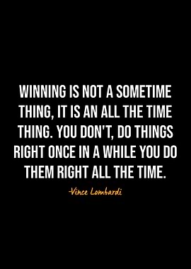 Vince Lombardi quotes