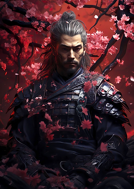 Japanese Samurai Sakura