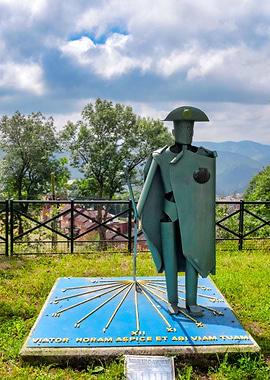 Pilgrim statue