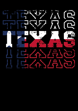 Texas blue red and white