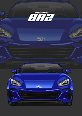 subaru brz blue