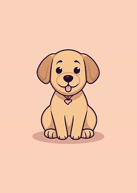 Puppy Vector Illustration
