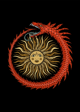 Ouroboros sun alchemy