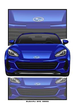 subaru brz blue