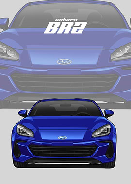 subaru brz blue