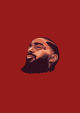 Nipsey Hussle Vector Art