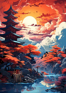 Japanese landscape art