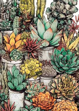 Succulents and cactus