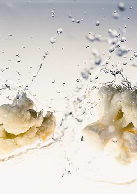 Cauliflower splashing 3