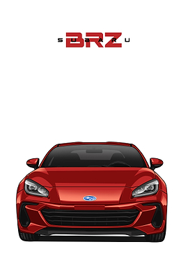 subaru brz red