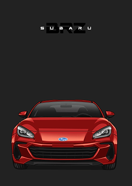 subaru brz red
