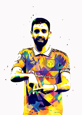 Bruno Fernandes Pop Art