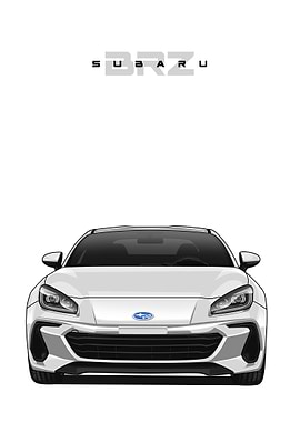 subaru brz white