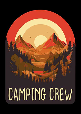 Camping Crew Hiking Camp
