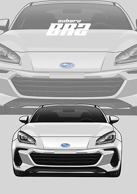 subaru brz white