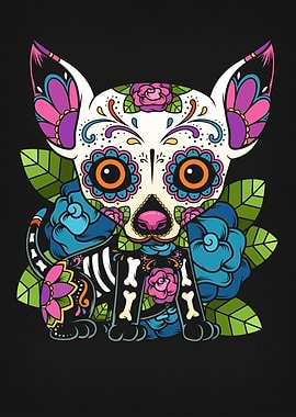 Chihuahua Sugar Skull