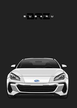 subaru brz white