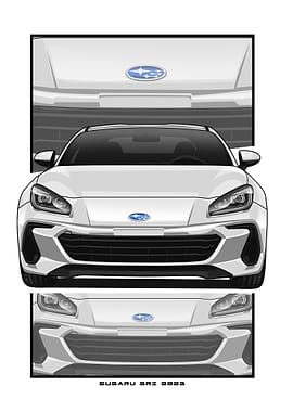 subaru brz white