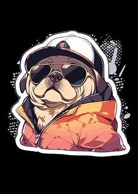 Pug Pug Dog Pug Sunglasses