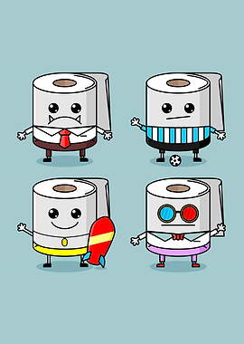 Toilet paper roll funny