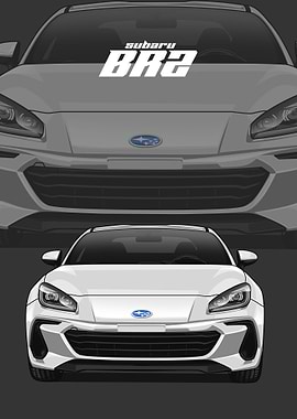 subaru brz white