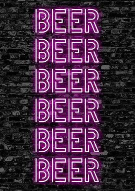 BEER BEER BEER NEON