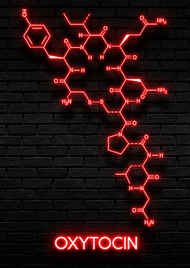 Neon Oxytocin Poster