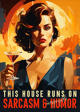 Funny Art Deco Home Print