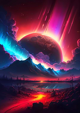 Vibrant Aurora Dreamscape