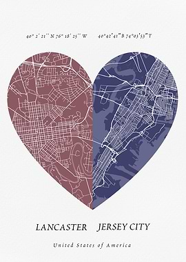 Lancaster and Jersey City