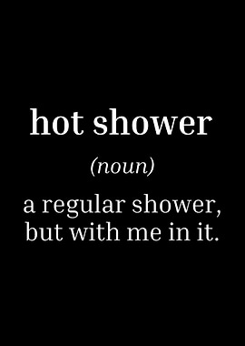 Definition of hot shower