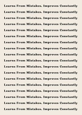 Learns From Mistakes Impr