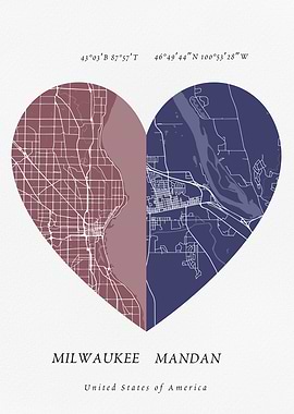 Milwaukee and Mandan