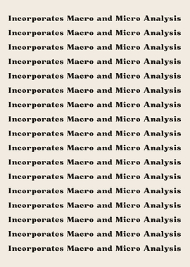 Incorporates Macro and Mic