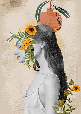 Woman Vintage Collage
