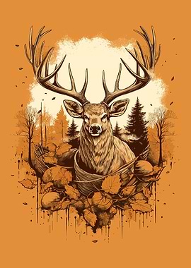 deer realistic art style
