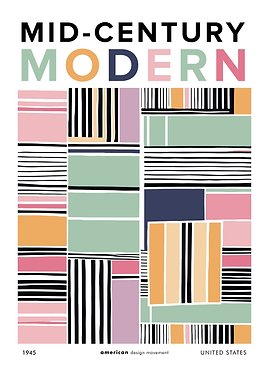 Mid Century Modern Poster