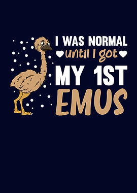 Funny Emu Bird