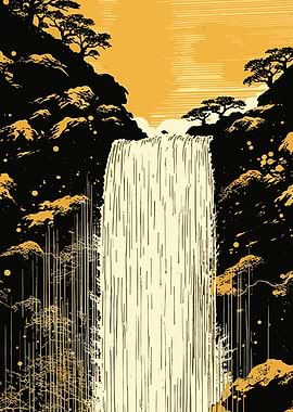 Gold Waterfall