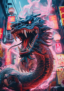 Dragon Japanese Sakura