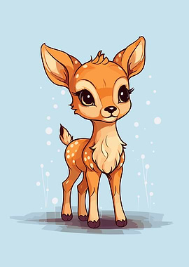 cute deer animal