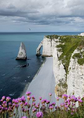 Etretat Cliff Scenery