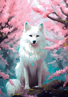 wolf cherry blossom
