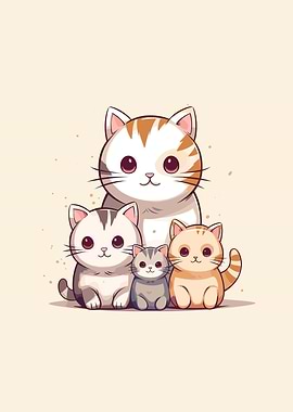 Cats Kawaii Animals