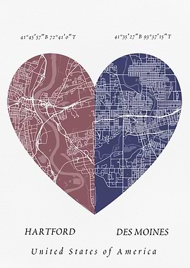 Hartford and Des Moines